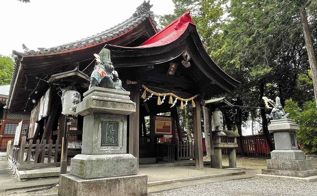 清洲山王宮日吉神社と子産石 