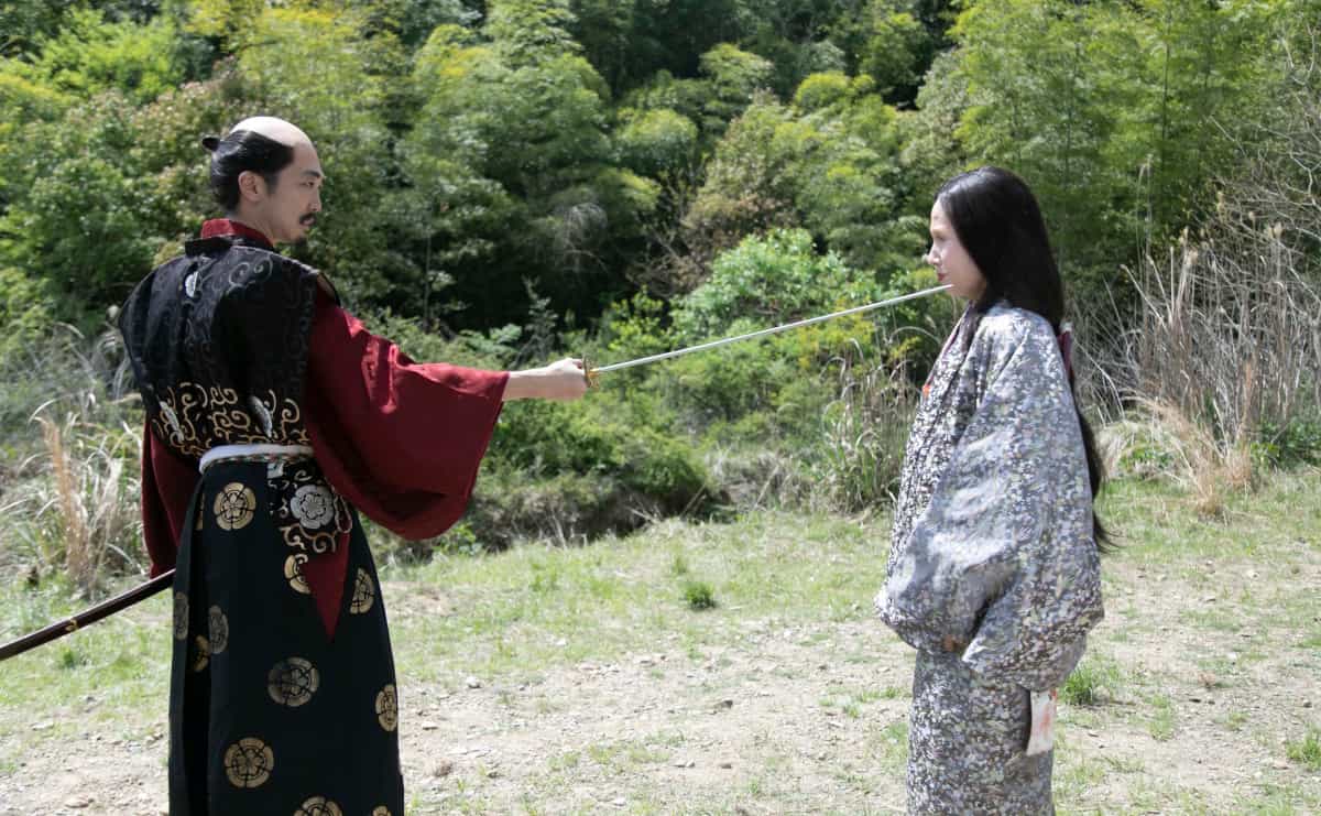 映画『長篠』より、織田信長とお艶の方