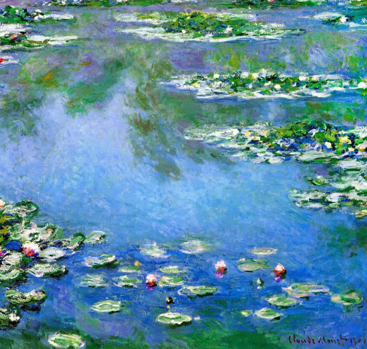 「睡蓮」1906年、シカゴ美術館（提供︰Alamy／アフロ） 