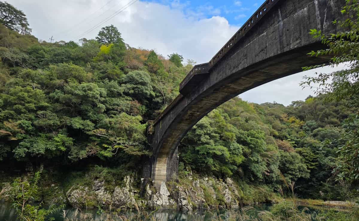 森林鉄道の堀ケ生橋