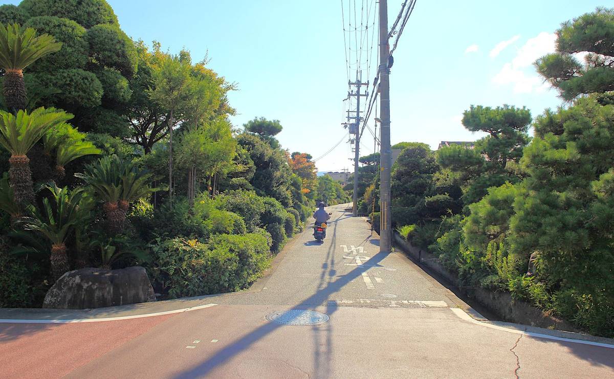 山本地区を通る京街道、地元では有馬街道ともいう